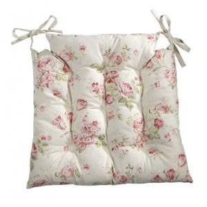 Pastorale Square chair pad with ties
