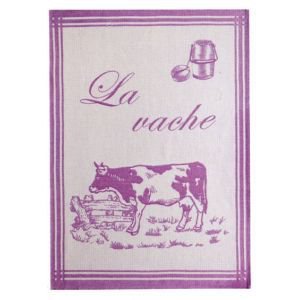 French tea towel - Vache
