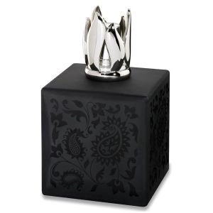 Lampe Berger Lamp Onyx Damask Cube