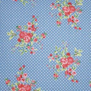 Flora Blue Oil Cloth
