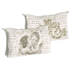 Vintage Print Waffle Cosmetic Bag