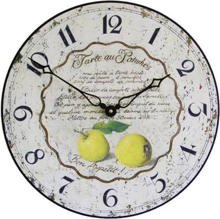 Tarte Aux Pommes Kitchen Clock