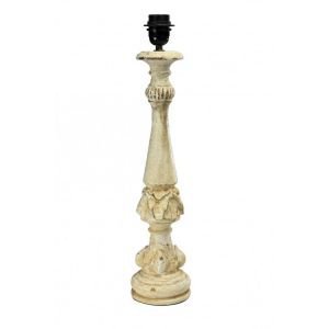 Carved french style lamp base