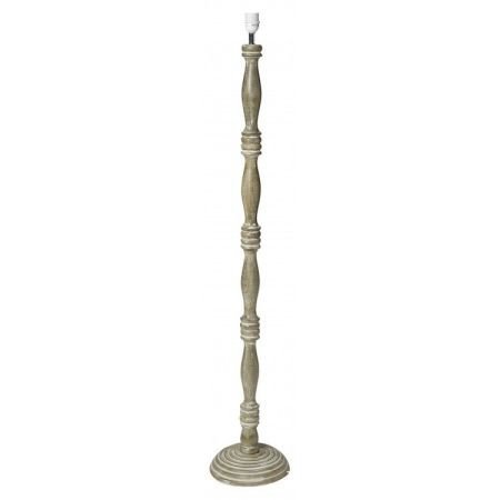 Washed Wood Standard Lamp
