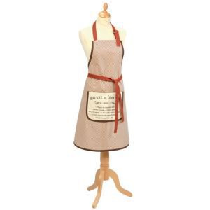 Cotton apron 'Chocolat' design