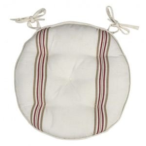 Metis round seat pad with ties Metis round seat pad with ties