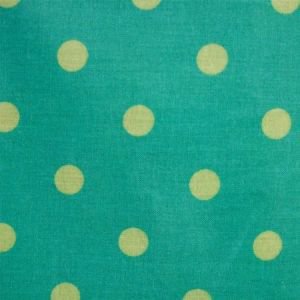 Azur & Pistachio Polka Dot Oil Cloth