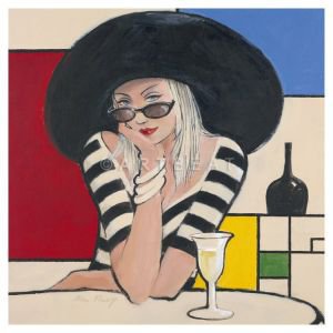 French Style Greeting Card -  Clare