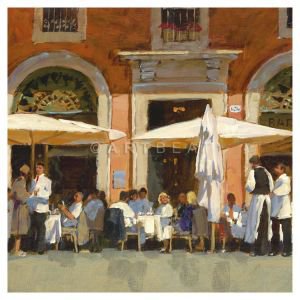 French Style Greeting Card - Market Square