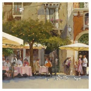 French style greeting card - Meeting place