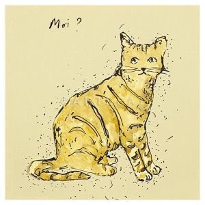 French Style Greeting Card - Moi