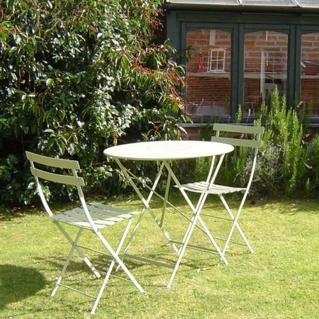 Bistro Furniture Set Table 96cm and 4 Chairs
