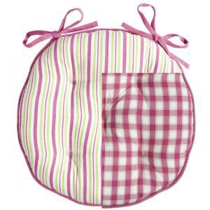 Multi Stripe Seat Pad - Round Multi Stripe Seat Pad - Round