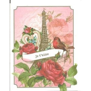 Je t'aime Greeting Card