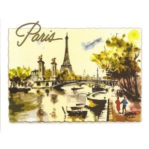 Le Pont Alexandre III Greeting Card