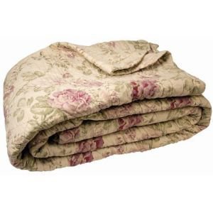 Kingsize Antique Floral Bedcover