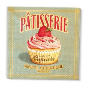 Retro Paper Serviettes - Patisserie