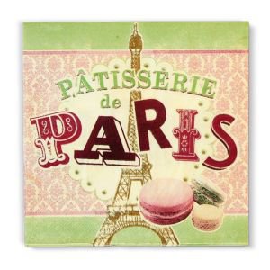 Retro Paper Serviettes - Patisserie de Paris