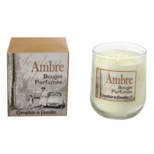 Boxed Luxury Amber French Scented Candle