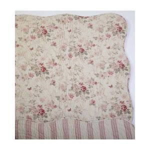Helena Floral Reversible Hand Quilted Bedcover- Kingsize