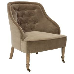 Traditional Occasional Chair purple velvet