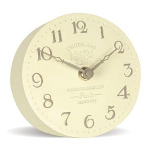 Hotel de Fleurs Shelf Clock - Cream