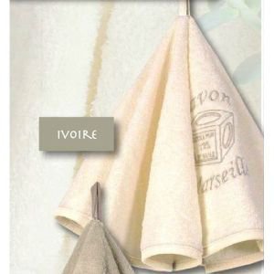 Savon de Marseille Round Towel - Ivory