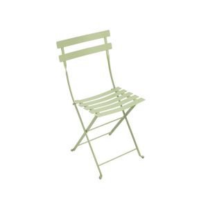 Pair of Fermob Metal Bistro Chairs - Willow Green Pair of Fermob Metal Bistro Chairs - Willow Green