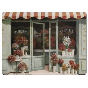 Set Of 6 Florist Shop Placemats