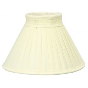 Charlotte Pleated Cream lampshade 25cm