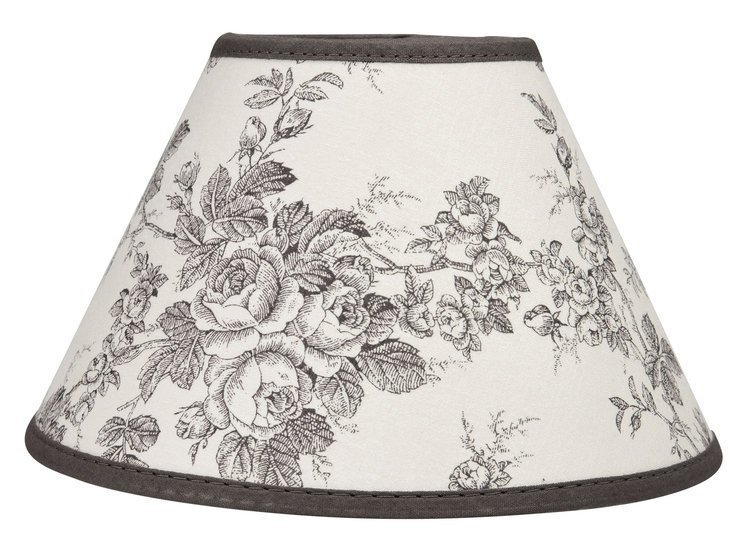 Grey Toile de Jouy Mini Lamp Shade French Lighting