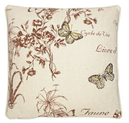 Botanical Print Cushion - Butterflies II
