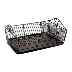Brown metal drainer