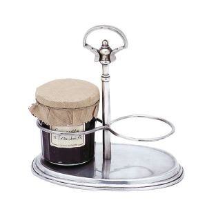 Antique style Silver Jam Holder
