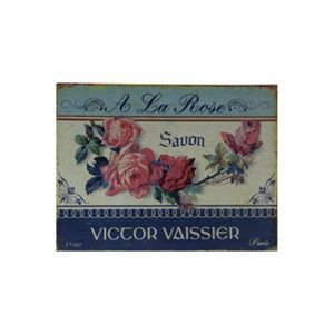 A La Rose Enamel Advertising Sign