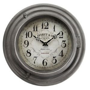 Rustic Grey French Style Clock