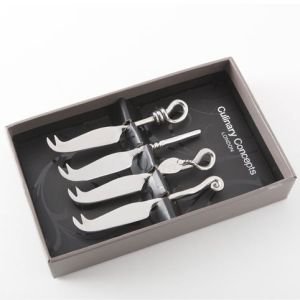 Boxed Set of Individual Cheese Knives