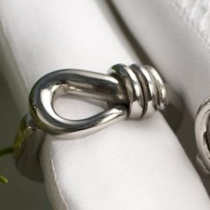 Boxed set of 4 Napkin Rings