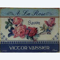 French Enamel Advertising Sign