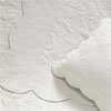Byzance Ivory Quilted Bedset Double