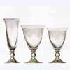 Engraved Cloche Champagne Flute