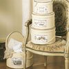 Set of 4 Ivory Hat/Storage Boxes