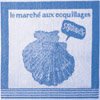 French Terry Kitchen Towel - Coquillages