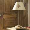Wood and Metal Lamp Stand