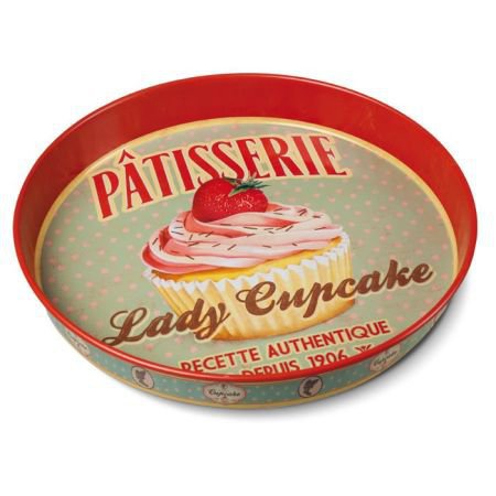 Retro Metal Tray - Patisserie