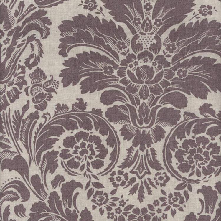 Lavender Damask Oilcloth French Style Oilcloth