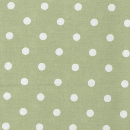 Forest Green Polka Dot Oilcloth