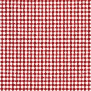 Red Gingham Oilcloth Tablecloth