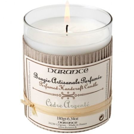 Durance Silver Cedar Candle