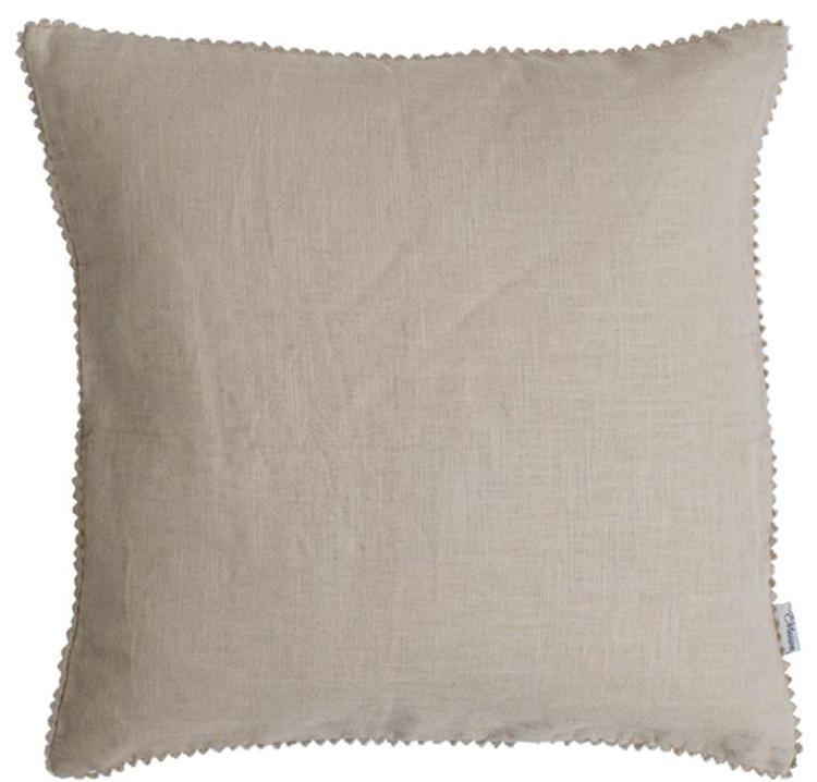 Linen Mix Cushion Natural Cushions & Curtains